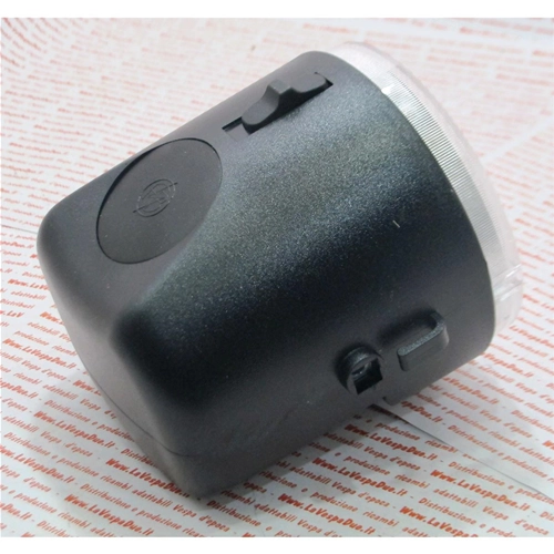 Faro delantero completo con 1 luz con interruptor de 1 paso y 2 posiciones, carcasa de ABS negro para PIAGGIO 50 SI MIX ro 294321