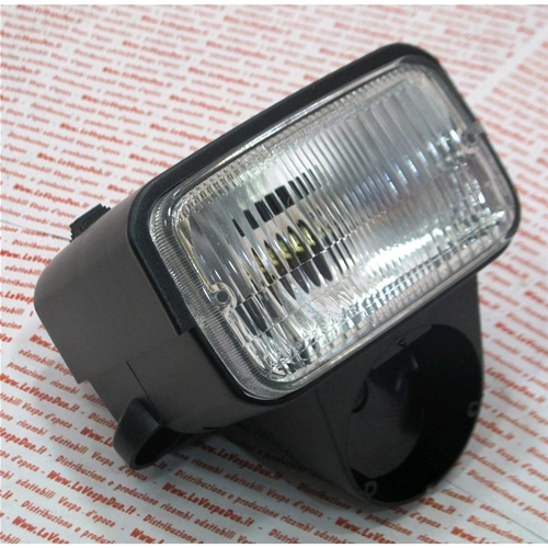 Kompletter Zwei-Licht-Scheinwerfer mit schwarzem ABS-Gehäuse für PIAGGIO 50 BRAVO P PV 3 ro 213048 226185 226968