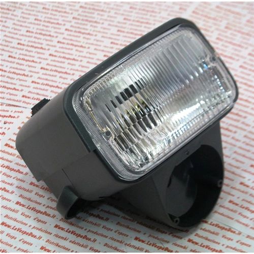 Kompletter Zwei-Licht-Scheinwerfer mit grauem ABS-Gehäuse für PIAGGIO 50 BRAVO P PV 3 ro 213048 226185 226968