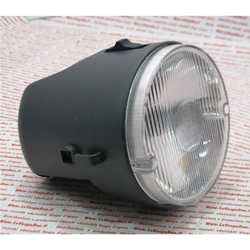 Faro delantero completo de 2 luces con interruptor de 1 paso y 2 posiciones, carcasa de ABS gris para PIAGGIO 50 SI FL 2 ro 291306