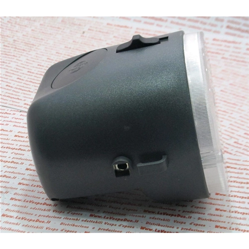 Faro delantero completo de 2 luces con interruptor de 1 paso y 2 posiciones, carcasa de ABS gris para PIAGGIO 50 SI FL 2 ro 291306