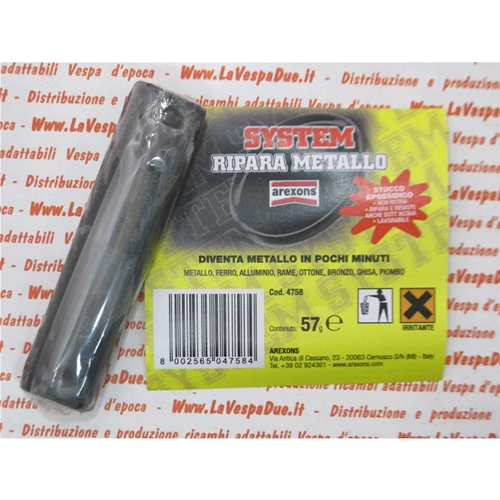 Masilla reparadora de metales AREXONS para todo tipo de metales, 57 gramos, VESPA, APE, LAMBRETTA