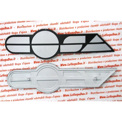 Seitliches Motorhauben-Schriftzugschild für VESPA COSA 125 150 200 ro 254293 258152