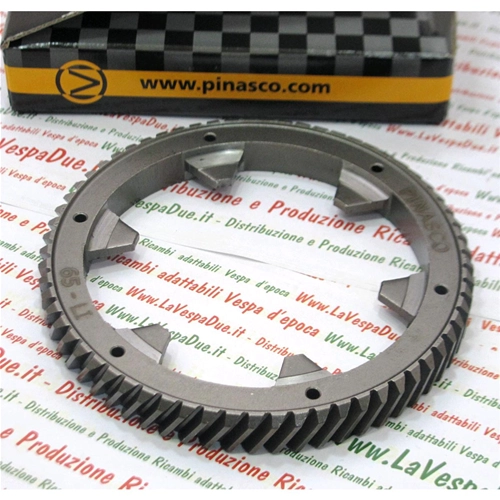 SPECIAL OFFER Crown gear PINASCO 25270823 Z 65 teeth helical cush drive for VESPA 200 PX PX200 E disc brake
