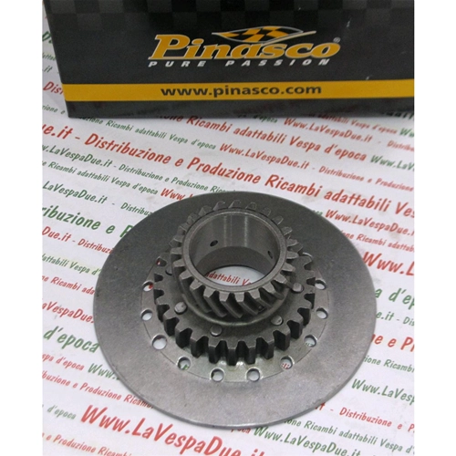 Piñón PINASCO 25270817 Z 23 con 6 muelles para VESPA 125 150 PX PE freno de disco T5 ARCOBALENO