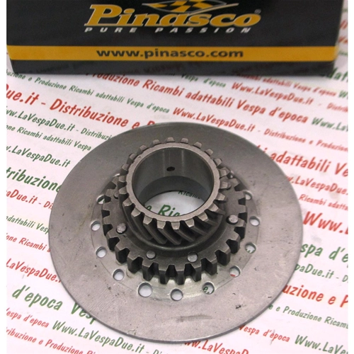 Pignon PINASCO 25270816 Z 22 avec 6 ressorts pour VESPA 125 150 PX PE frein à disque T5 ARCOBALENO