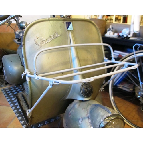 Zu lackierender vorderer Gepäckträger für VESPA 98 125 150, niedriger Scheinwerfer, V1T, V 15T, V30T, V33T, VN, VM, VL von 1946 bis 1958