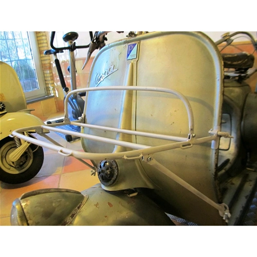 Zu lackierender vorderer Gepäckträger für VESPA 98 125 150, niedriger Scheinwerfer, V1T, V 15T, V30T, V33T, VN, VM, VL von 1946 bis 1958