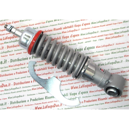 Ammortizzatore anteriore CARBONE grigio rinforzato e regolabile per VESPA 50 90 125 ET3 PK N L R SPECIAL PRIMAVERA