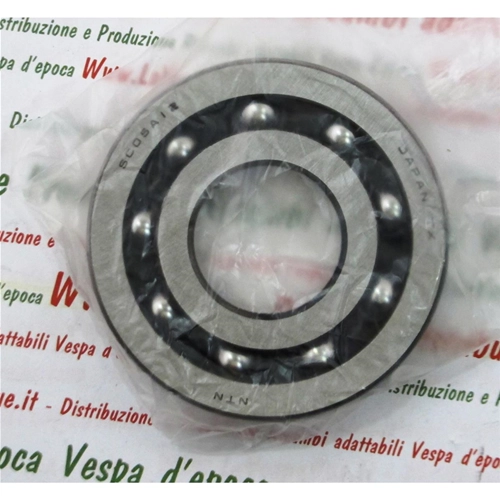 NTN-Lager 25 x 62 x 12 mit 9 Kugeln für Kurbelwellenkupplungsseite / Schwungrad für Vespa 80 125 150 160 180 200