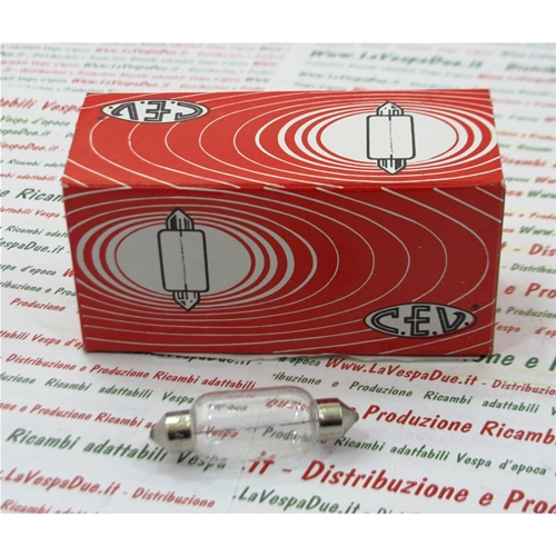 CEV 6 Volt 10 WA Torpedo Bulb 15 x 44 mm 15X44 6V 10W SV8.5-8 VESPA APE AND LAMBRETTA