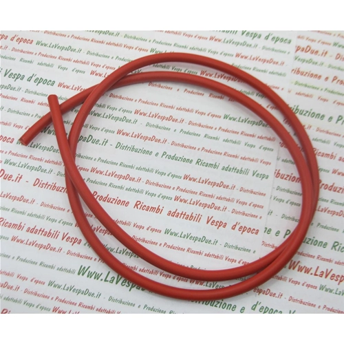 Hochspannungs-Zündkerzenkabel, rot, 7 mm, 100 cm lang, für VESPA APE LAMBRETTA ro 080341