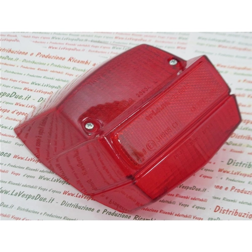 TRIOM RED REAR LIGHT BODY FOR VESPA 125 PRIMAVERA ET3 ETS COMPLETE WITH SCREWS