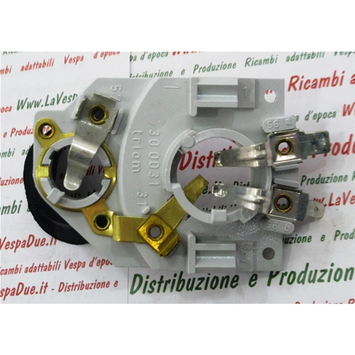Support d'ampoule double TRIOM pour VESPA PX 80 125 150 200 PE ARCOBALENO PE ETS jusqu'à 2001 ro 11433