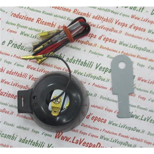 Repeater acoustic warning light buzzer indicator 12v with bracket for directional lights adaptable assembly APE VESPA Ø 49 12V dc with cables