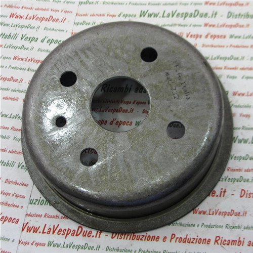 Stahl-Vorderbremstrommel für VESPA 50 erste Serie NLR 90 100 SPRINTER für 9 Zoll geschlossene Felge ro 0993045