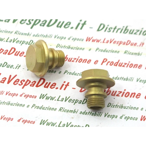 Bullone tappo contenitore getto per fissaggio vaschetta carburatori SHB per PIAGGIO VESPA APE trattorino T111