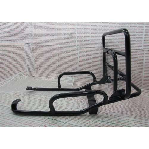 BLACK REAR LUGGAGE RACK FOR VESPA 50 125 PK XL RUSH N FL2 HP 4