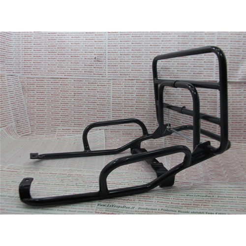 BLACK REAR LUGGAGE RACK FOR VESPA 50 125 PK XL RUSH N FL2 HP 4