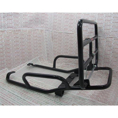 BLACK REAR LUGGAGE RACK FOR VESPA 50 125 PK XL RUSH N FL2 HP 4