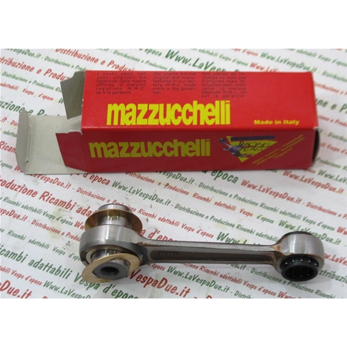 Complete Polished MAZZUCCHELLI Connecting Rod for VESPA 125 PRIMAVERA ET3 and NUOVA 125