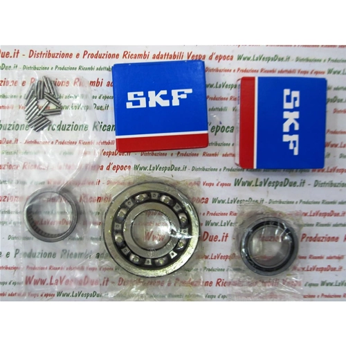 Kit complet de 6 roulements pour la révision moteur de Vespa 200 Rally 2e génération VSE1T à partir du châssis 33997 / P200E PX200E PX200 E 1re série