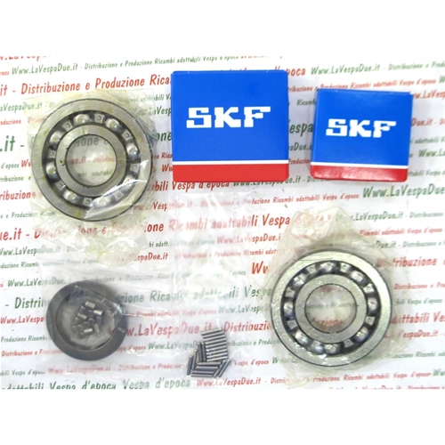 Kit complet de 6 roulements pour la révision moteur des Vespa 125 VNA / VNB / 125 Super 1° / VBA / VBB / 150 GL 1ère série