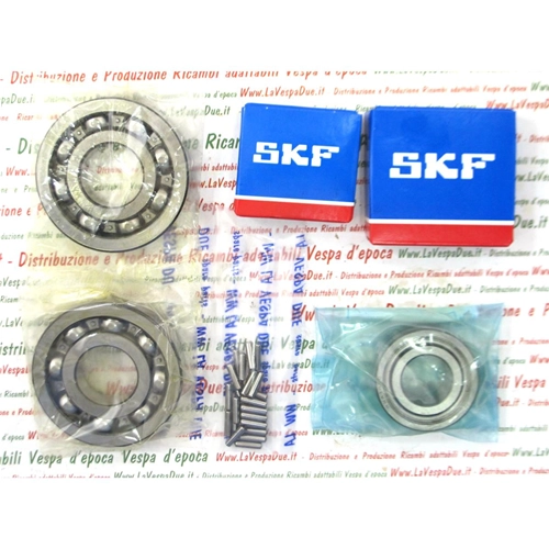 KIT COMPLETO DE 6 RODAMIENTOS PARA LA REVISIÓN DEL MOTOR DE LA VESPA GS 150 VS