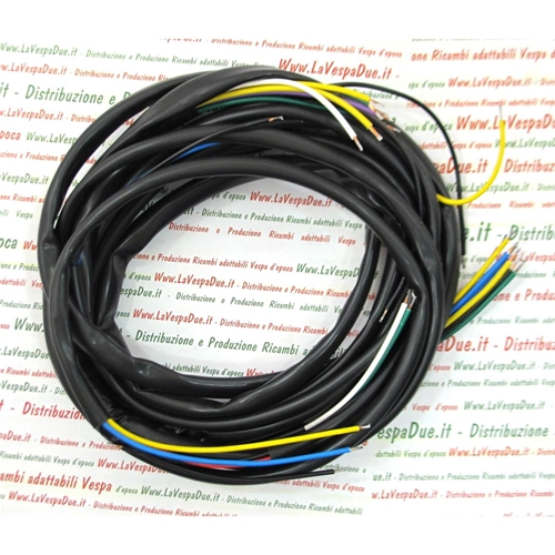 Sistema eléctrico para VESPA 200 RALLY VSE1T primera serie con botón de apagado - producto italiano artesanal