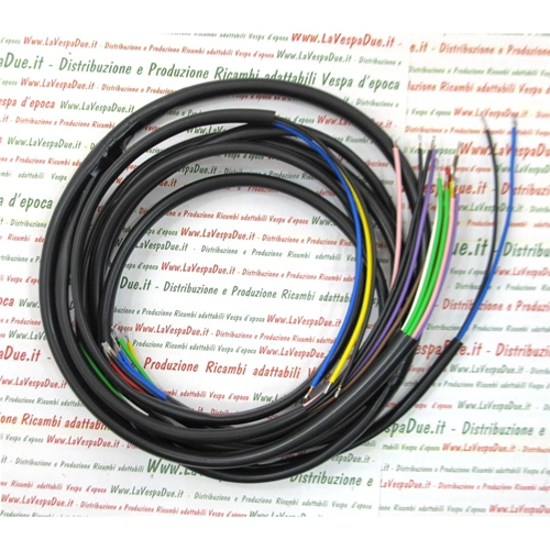 Elektrische Anlage für VESPA 125 PRIMAVERA VMA1 2T 90 V9A1T SS VA9SS1T - Italienisches Handarbeitsprodukt ro 144505