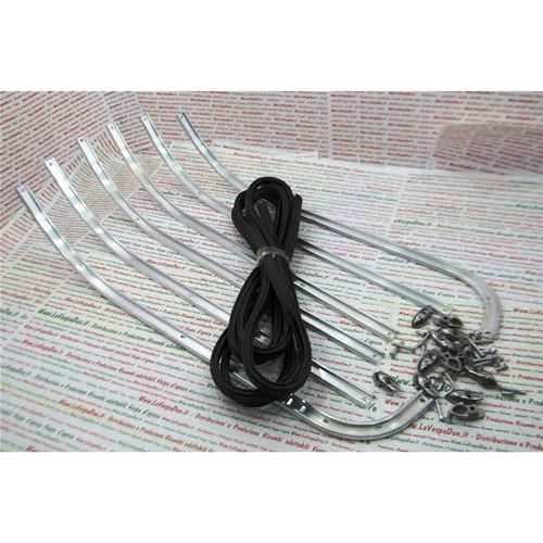 Juego completo de franjas para estriberas para VESPA 125 150 SUPER GTR GT TS SPRINT VELOCE 180 200 RALLY ro 610233M