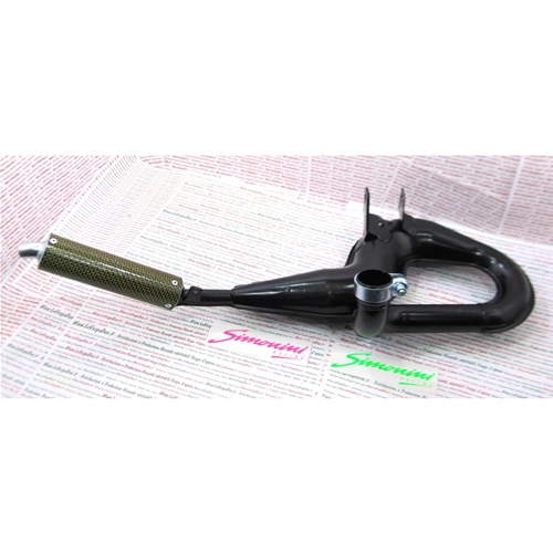 Silenciador SIMONINI BLACK CARBON SNAKE para VESPA RALLY PX PE 200