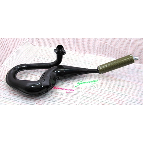 Silenciador SIMONINI BLACK CARBON SNAKE para VESPA PX 125 T5