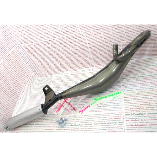 SIMONINI expansion muffler with aluminum silencer for Piaggio CIAO BRAVO BOXER