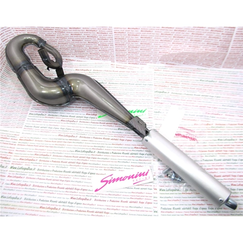 SIMONINI PROLINE type exhaust with aluminum silencer for Piaggio CIAO BRAVO BOXER