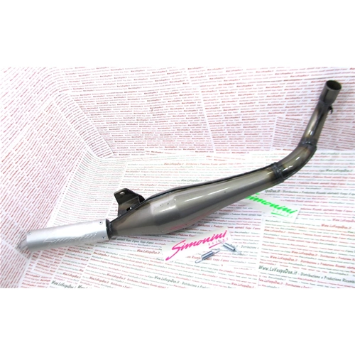 SIMONINI expansion muffler with ALUMINUM silencer, Ø 30 mm connection for Piaggio SI GRILLO