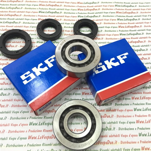 Lager- und Öldichtungssatz für die Kurbelwellenüberholung für VESPA 98 von 1946 bis 1947 125 V1T A V15T V30T V31T V32T V33T bis 1952