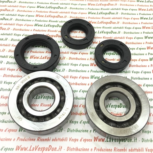 Lager- und Öldichtungssatz für die Kurbelwellenüberholung für VESPA 98 von 1946 bis 1947 125 V1T A V15T V30T V31T V32T V33T bis 1952