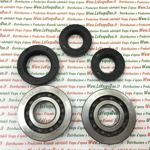 Lager- und Öldichtungssatz für die Kurbelwellenüberholung für VESPA 98 von 1946 bis 1947 125 V1T A V15T V30T V31T V32T V33T bis 1952