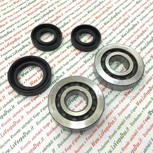 Lager- und Öldichtungssatz für die Kurbelwellenüberholung für VESPA 98 von 1946 bis 1947 125 V1T A V15T V30T V31T V32T V33T bis 1952