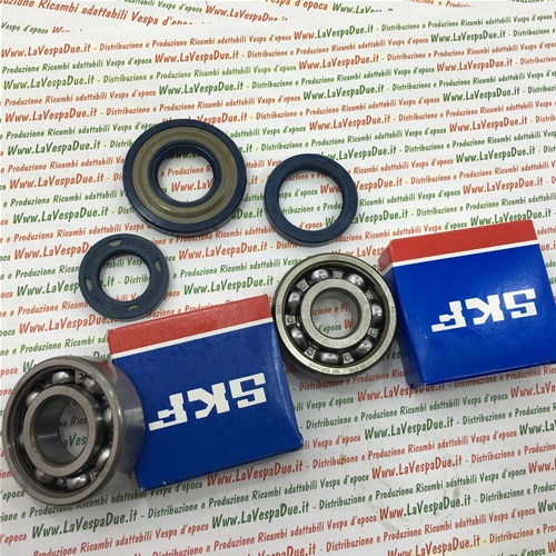 Kit de roulements et de joints d'huile pour la révision du vilebrequin avec cône de 19 mm VESPA 50 NLR SPECIAL ET3 PK 50 S SS