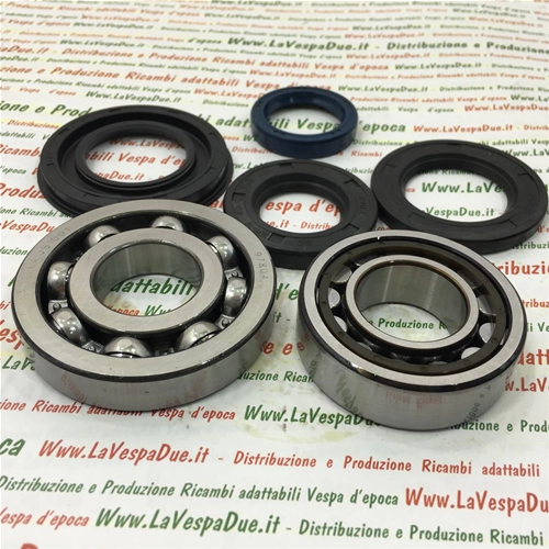 Kit de révision de vilebrequin comprenant coussinets et joints d'huile pour Vespa 180 SS VSC1T VSC2T