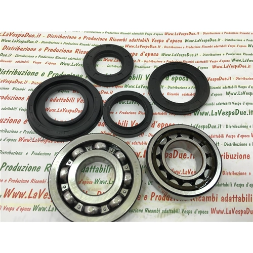 Kit de révision de vilebrequin comprenant coussinets et joints d'huile pour Vespa 160 GS VSB1T VSB2T