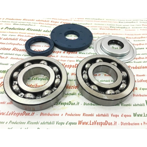 CRANKSHAFT OVERHAUL BEARING AND OIL SEALS KIT FOR VESPA 125 VNA2T 2° / 150 VBA 2°