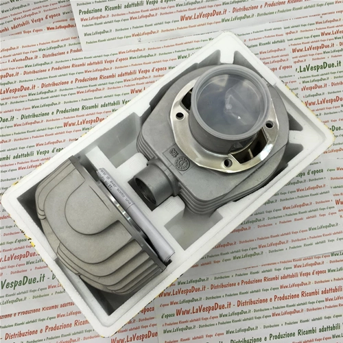 OFERTA ESPECIAL GRUPO 26031930 ESCAPE DE ALUMINIO PINASCO RACING VESPONE TRAVESAÑO RR CON CABEZAL CON BUJÍA CENTRAL D .63 177 PARA VESPA PX 80 125 150