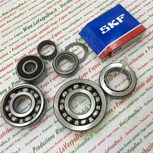 KIT COMPLETO DE 7 RODAMIENTOS PARA REVISIÓN DEL MOTOR DE VESPA 160 GS VSB1T VSB2T 180 SS VSC