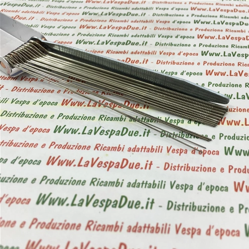 Jeu d'outils de mesure comprenant 13 alésoirs et une lame moletée pour le nettoyage des buses en série des atomiseurs de moto et des gicleurs de carburateur VESPA APE LAMBRETTA