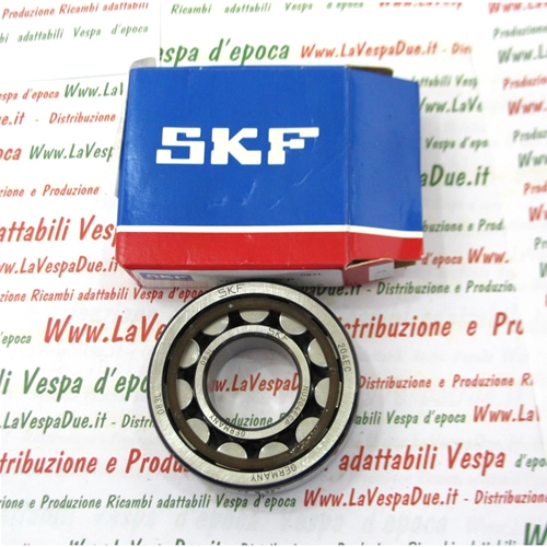 Rodamiento de rodillos SKF NU 204 ECP 20X47X14 para VESPA 125 ET3 de 1980, lado del volante del cigüeñal, ro 071605