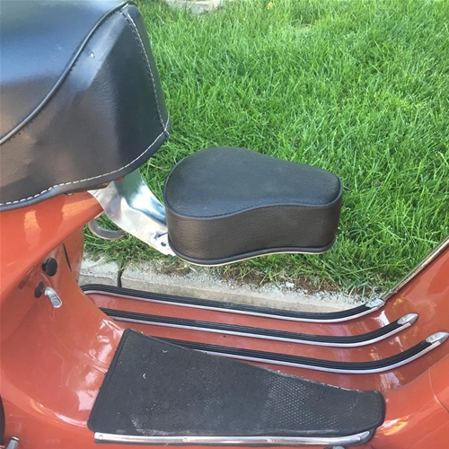 Asiento infantil plegable adicional para Vespa 50 90 125 NLR Special ET3 Primavera Elestart - No homologado - Solo para exhibición