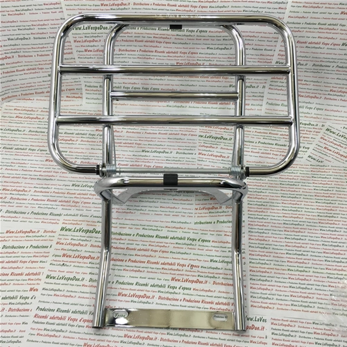 Verchromter Gepäckträger hinten für VESPA PX 125 T5 Pole Position